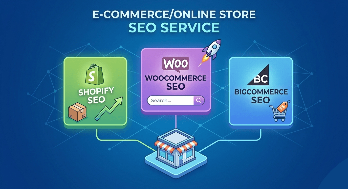 Shopify, WooCommerce, Big Commerce SEO Service by Munam Ajour Sinha